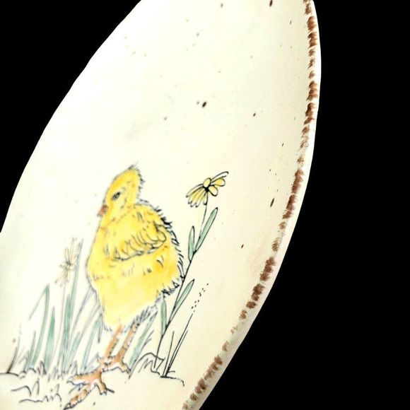 Ceramic Plate Chick Spectrum Designsz 2021 Chickadee Decorative Spring Easter - Picture 4 of 8